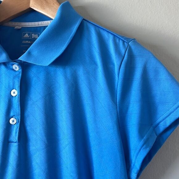 Woman’s Adidas ClimaCool Gold Polo - Picture 2 of 11